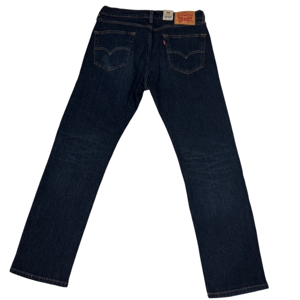 Levis 505 Jeans Mens Regular Fit Straight Leg Stretch 33x30 - Picture 8 of 8